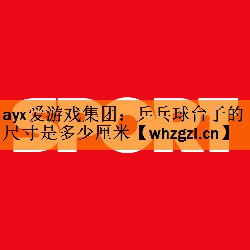 乒乓球台子的尺寸是多少厘米